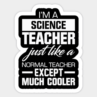 Science Teacher Sticker